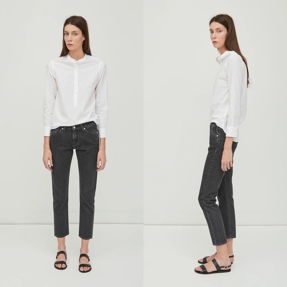 Officine Generale Bret Dark Grey Jeans